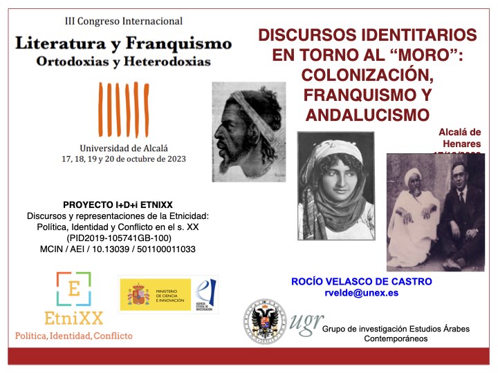 Rocío Velasco participa en el III Congreso Internacional. Literatura y Franquismo. Ortodoxias y Heterodoxias