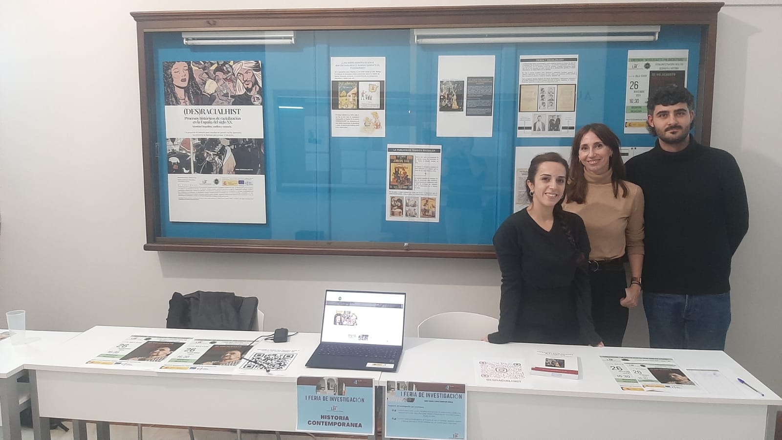 DES)RACIALHIST participates in the 1st Research Projects Fair at the Facultad de Geografía e Historia of the University of Seville (US). 26/11/2024