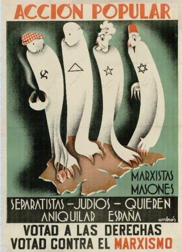Leandro Álvarez Rey organiza la exposición “El contubernio judeo-masónico-comunista. La construcción de un mito” en el Centro Sefarad Israel en Madrid