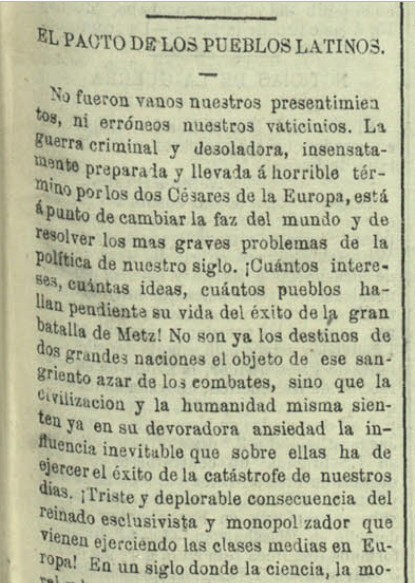 Nuestra compañera, Ester García Moscardó, ha publicado su artículo “«Centinela avanzado de la federación europea»: las expectativas revolucionarias transnacionales en la Primera República española” (Historia y Política 53, 2025)