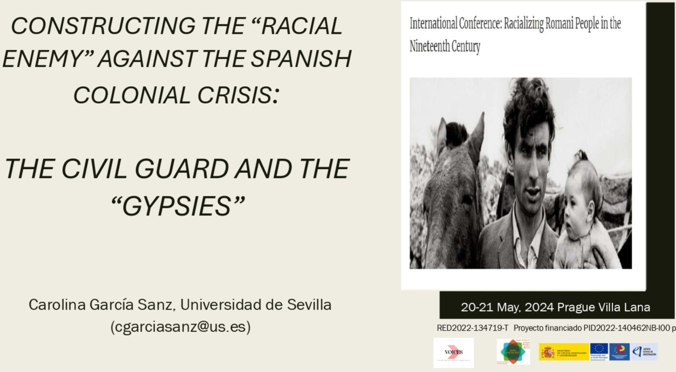 Carolina García Sanz participó en el congreso “Racializing Romani People in the 19th Century” organizado en el CEFRES 21/05/2024