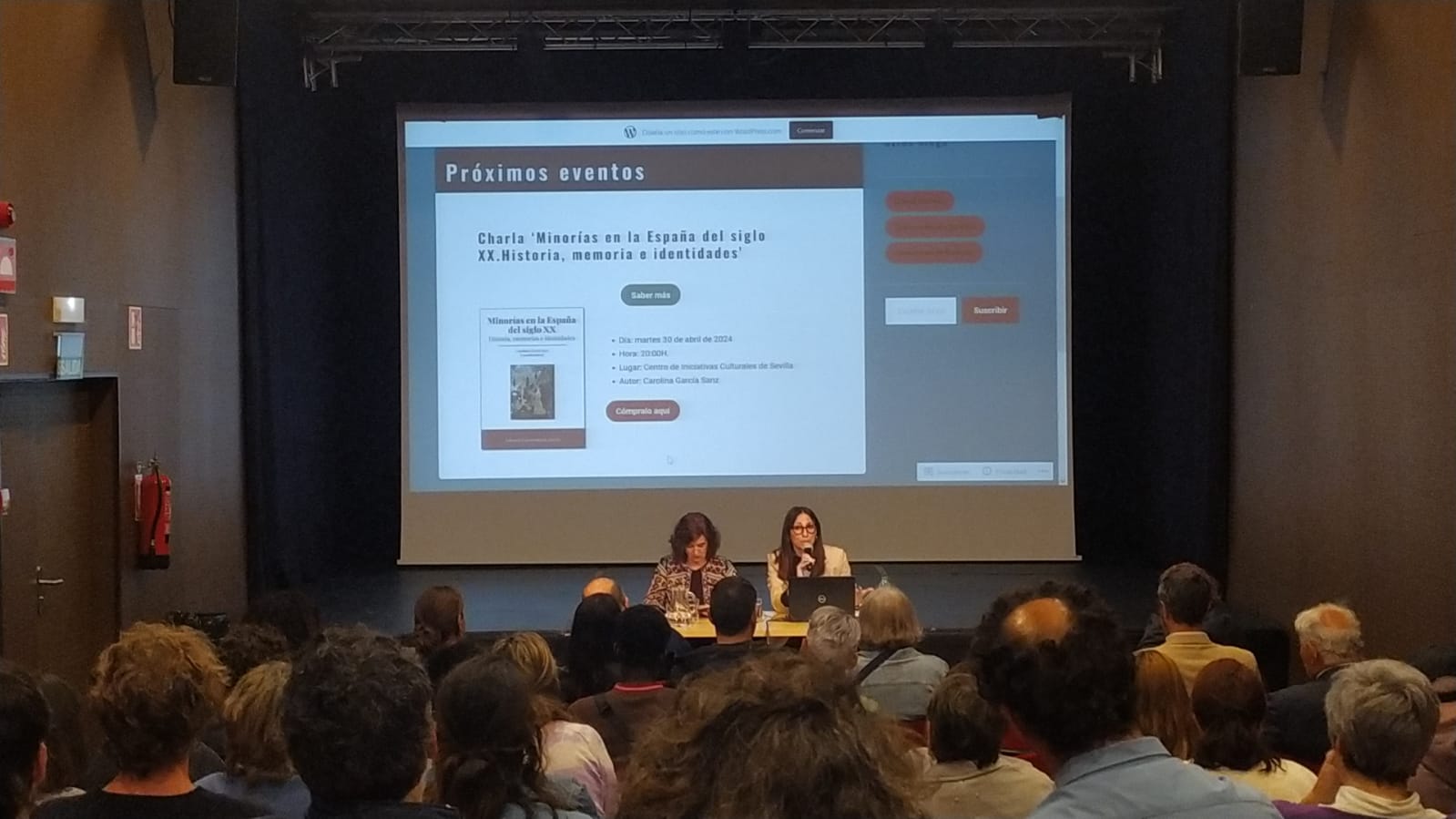 Carolina García Sanz y María Sierra presenta Minorías en la España del siglo XX. Historia, Memorias e Identidades en  #La Ciencia Lee (CICUS) 30 abril 2024