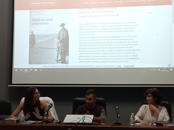 (DES)RACIALHIST acoge la presentación del libro Hasta su total exterminio. La guerra antipartisama en España, 1936-1952 de Arnau Fernández Pasalodos. 24/05/2024